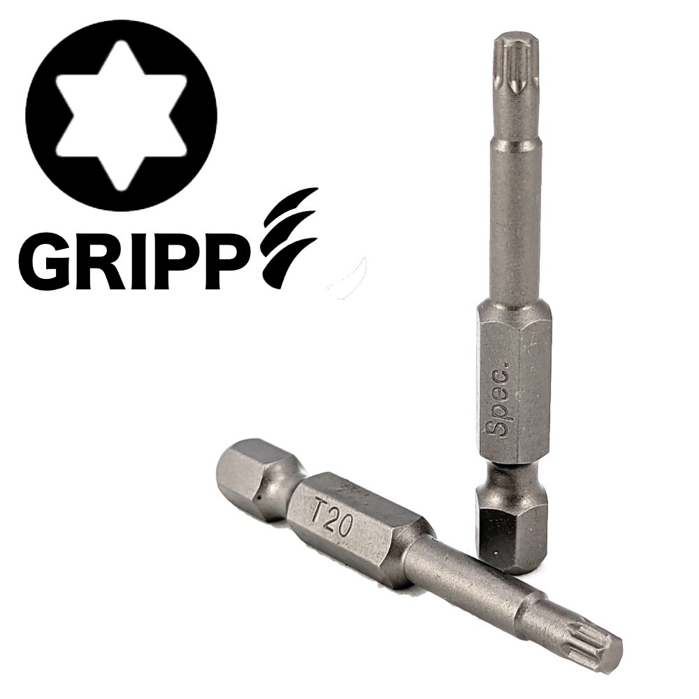Sukimo antgalis Torx Grip T20 50mm 3 vnt