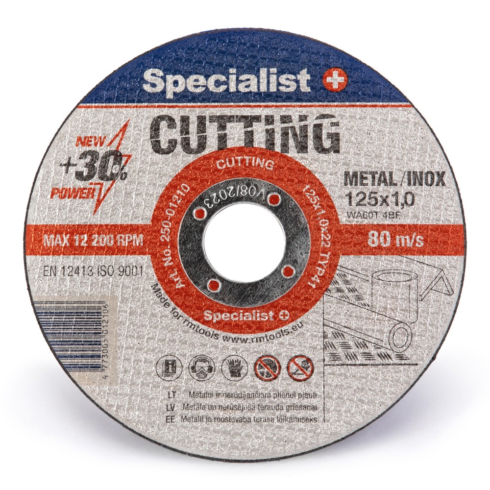 Metalo pj.diskas 125x1x22 mm